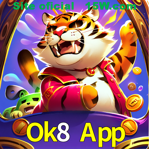 Imagem promocional da Ok8 App mostrando a plataforma e suas vantagens